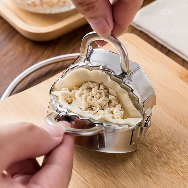 Stainless Steel Dumpling Maker Mold Non-Stick Dumplings Machine Pies Pastry Pasta Tools Meat Spoon Kitchen Baking Accessories
