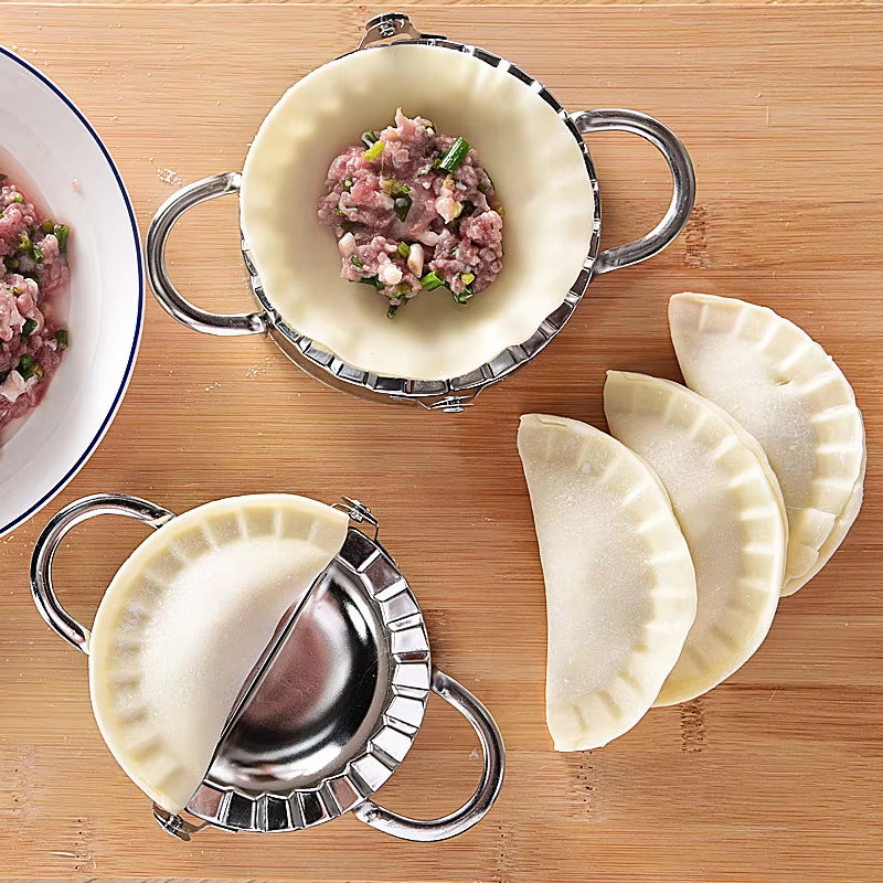 Stainless Steel Dumpling Maker Mold Non-Stick Dumplings Machine Pies Pastry Pasta Tools Meat Spoon Kitchen Baking Accessories