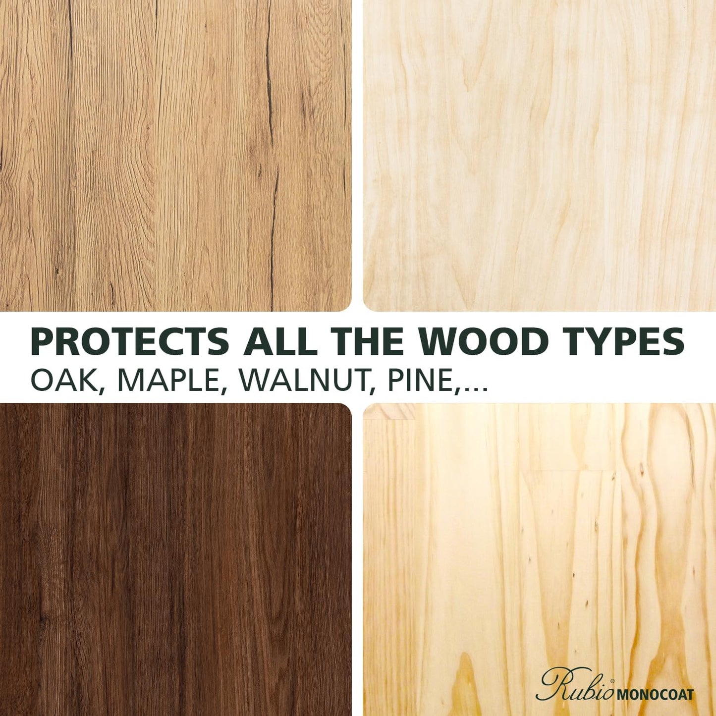 Wood Oil Finish 650 Ft² - Pure | Oil plus 2C | Quick-Dry, Eco-Friendly Linseed Wood Oil for Indoor Use, Includes Accelerator (Part B) | Protector | 1.3 L