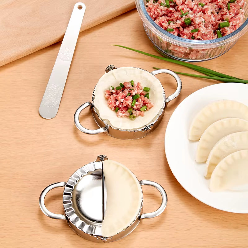 Stainless Steel Dumpling Maker Mold Non-Stick Dumplings Machine Pies Pastry Pasta Tools Meat Spoon Kitchen Baking Accessories