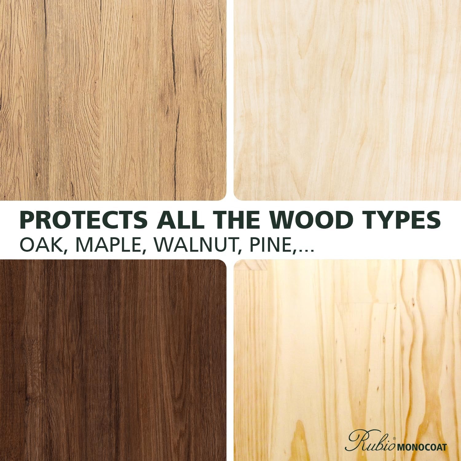 Wood Oil Finish 650 Ft² - Pure | Oil plus 2C | Quick-Dry, Eco-Friendly Linseed Wood Oil for Indoor Use, Includes Accelerator (Part B) | Protector | 1.3 L